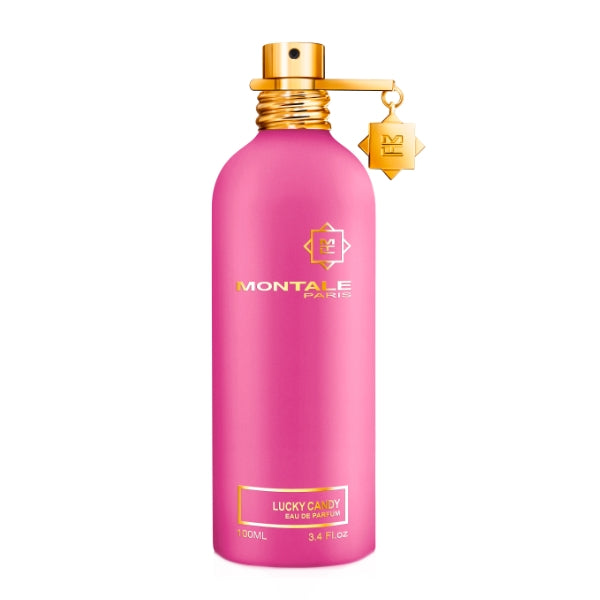 Montale - Lucky Candy Flakon in Pink mit goldfarbenem Sprühkopf und elegantem Anhänger in Sternform