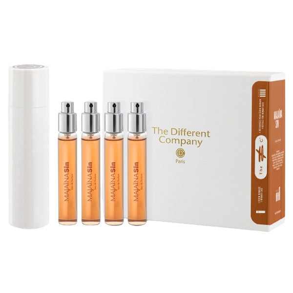 The Different Company - MajaïnaSin - Travelset Refill mit vier praktischen Duftzerstäubern und eleganter Aufbewahrungsbox