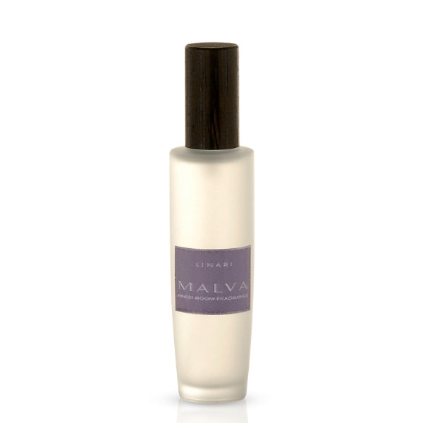 LINARI - Malva - Raumspray mit zartem Duft aus grünen Feigen, Bergamotte, Waldhimbeere und Muskatnoten in elegantem Flakon