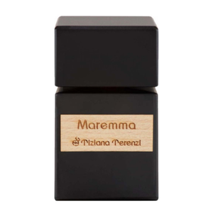 Tiziana Terenzi - Maremma Parfumflakon in mattschwarzem Design mit Holzlabel für elegante Duftpräsentation