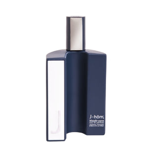 Masakï Matsushïma - J-höm; Parfumflakon in modernem, minimalistischen Design mit blauem und weißem Farbschema