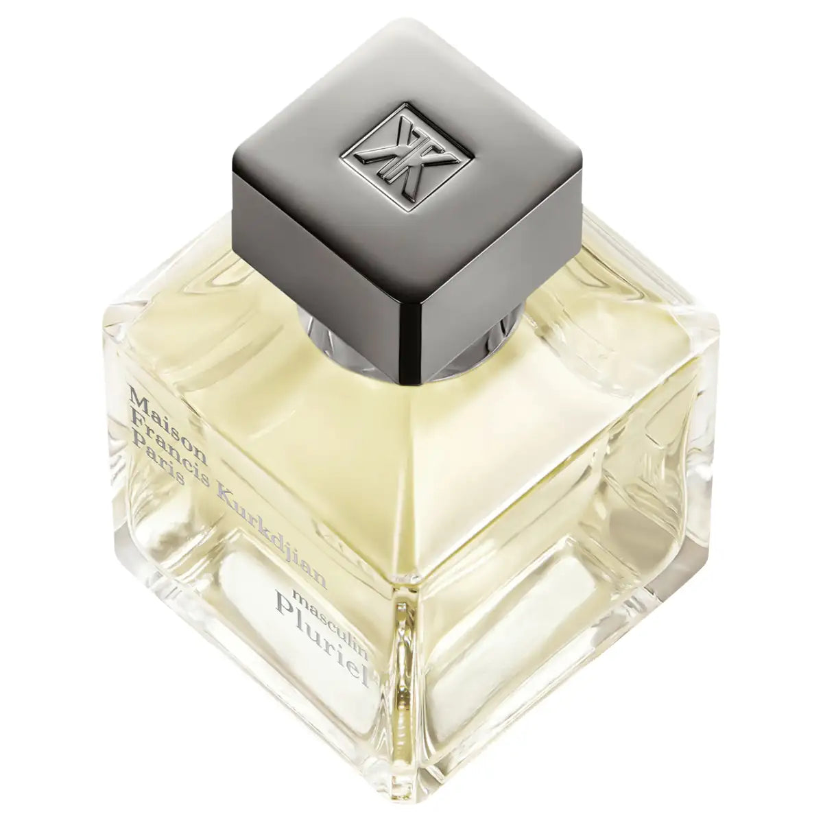 Maison Francis Kurkdjian Paris - Masculin Pluriel Parfumflakon mit kantigem Design und markantem metallischen Verschluss
