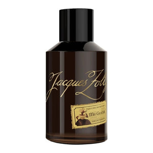 Jacques Zolty - Havanna Collection - Me Gustas Parfumflakon in dunklem Design mit goldener Schrift vor weißem Hintergrund