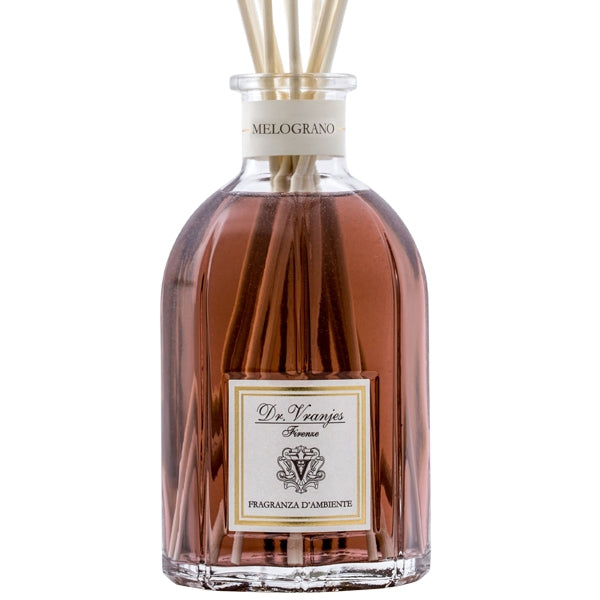 Dr. Vranjes Firenze - Melograno - Diffusor mit fruchtiger Komposition aus Granatapfel, schwarzen Trauben und Wassermelone in Glasflasche