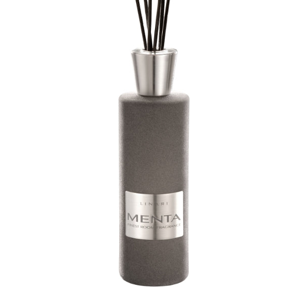 LINARI - Velvet Line - Menta - Diffusor mit frischer Minze und fruchtigen Noten, eleganter Duftspender für Wohnräume