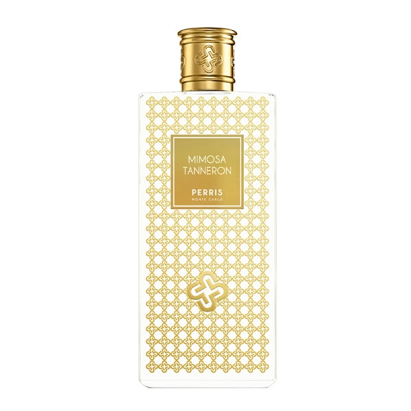 Perris Monte Carlo - Collection de Grasse - Mimosa Tanneron Flakon mit goldfarbenem Muster und elegantem Verschluss