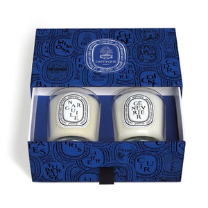 Diptyque - Mini Kerzen Set - Limited mit zwei Duftkerzen in elegantem blauen Geschenkboxdesign