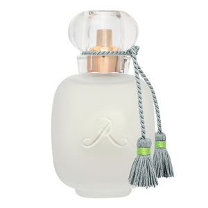 Parfums de Rosine - Mon Amie la Rose milchig-matter Flakon mit grauer Quaste und goldfarbenem Sprühkopf