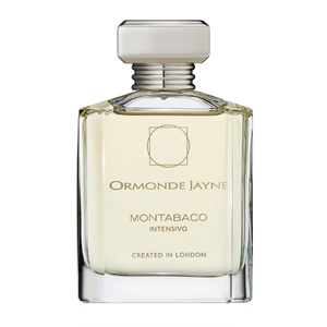 Ormonde Jayne - Montabaco Intensivo Parfümflakon mit klarem Glas und schlichtem, weißem Verschluss in elegantem Design