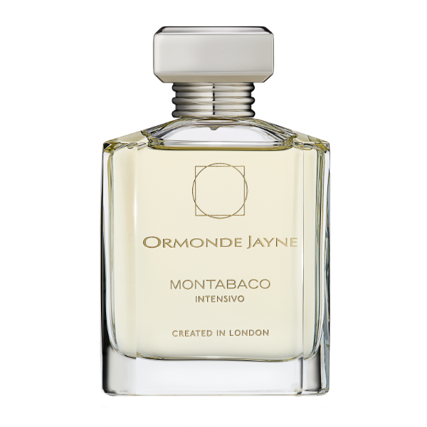 Ormonde Jayne - Montabaco Intensivo Parfümflakon mit klarem Glas und schlichtem, weißem Verschluss in elegantem Design