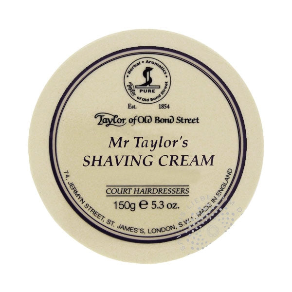 Taylor of Old Bond Street - Mr. Taylors Shaving Cream Rasiercreme für eine milde, gründliche Rasur und gepflegte Haut