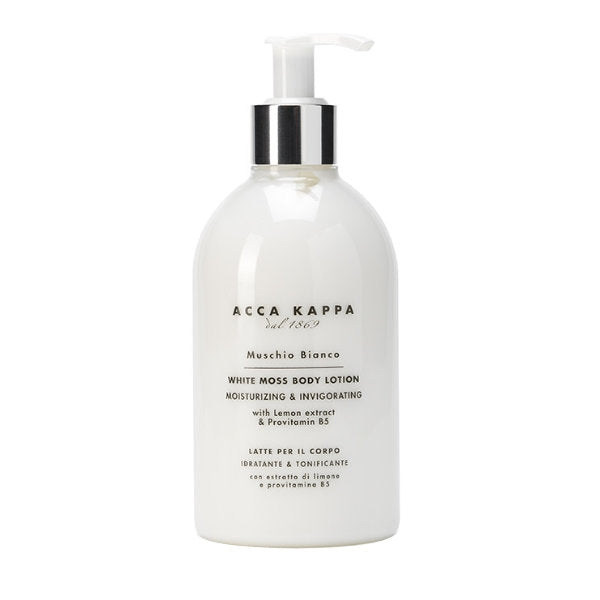 Acca Kappa - Muschio Bianco - Body Lotion mit reichhaltiger, cremiger Formel und erfrischenden Zitronenextrakten für gepflegte Haut