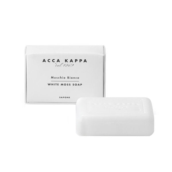 Acca Kappa - Muschio Bianco - Seife mit pflegender, pflanzlicher Formel für ein zartes und feuchthaltendes Hautgefühl