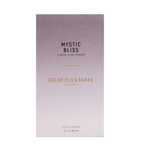 Goldfield & Banks - Native Collection - Mystic Bliss elegante Verpackung mit violettem Farbverlauf und goldener Schrift