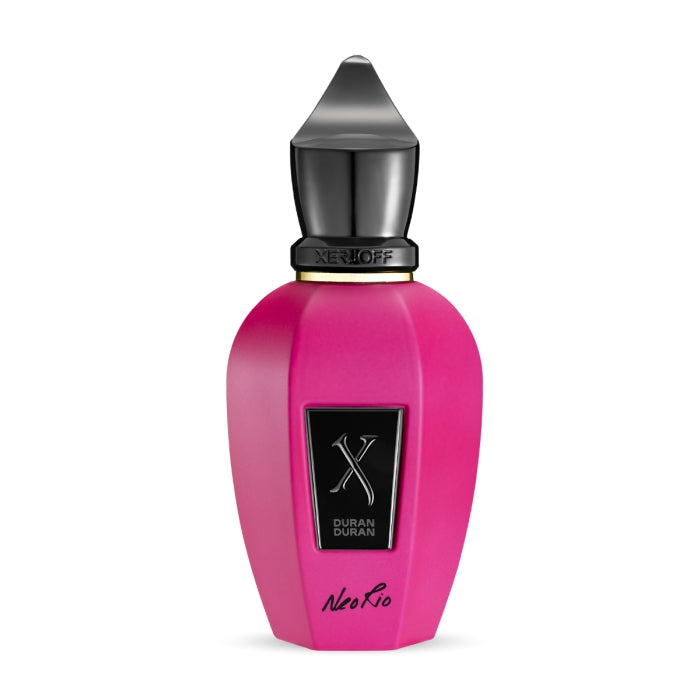 Xerjoff - Blends - Duran Duran - NeoRio / Pink markanter pinker Flakon mit schwarzem Verschluss und elegantem Emblem