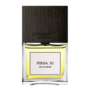 Carner Barcelona - Rima XI klarer Flakon mit rechteckigem Holzdeckel und elegant minimalistischem Design
