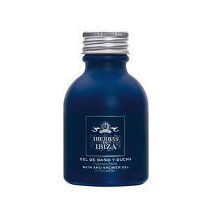 Hierbas de Ibiza - Bath- and Showergel in elegantem blauen Flakon mit mediterranem Duft für Frauen und Männer