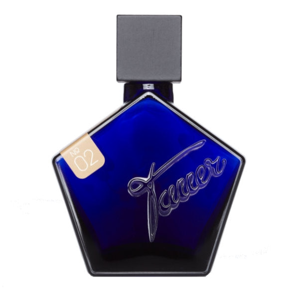 Andy Tauer - No. 2 - L'Air du Désert Marocain Parfumflakon in tiefem Blau mit schwarzem Verschluss und elegantem Schriftzug