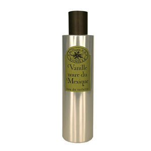 La Maison de la Vanille - Vanille des Origines - Vanille Noire du Mexique Parfumflakon mit schlichtem Metallgehäuse und Holzverschluss