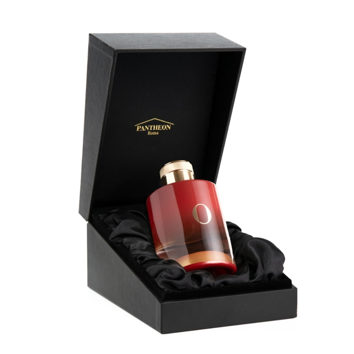 Pantheon Roma - Exclusive Collection - O edler Duftflakon in rotem Farbverlauf in hochwertiger schwarzer Geschenkbox