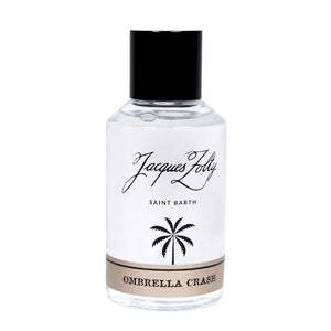 Jacques Zolty - Original Collection - Ombrella Crash Parfumflakon mit klarem Glas und schwarzem Verschluss vor weißem Hintergrund