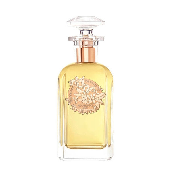 Houbigant - Orangers en Fleurs eleganter Glasflakon mit goldfarbenem Verschluss und floralem Emblem für zeitlose Eleganz