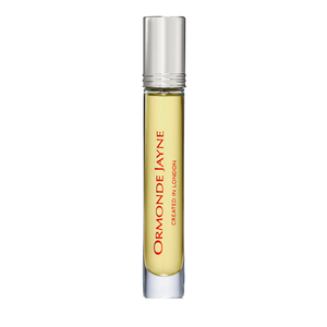 Ormonde Jayne - Ormonde Woman Parfumroller mit klarem Glas und hellgelber Flüssigkeit im minimalistischen Design