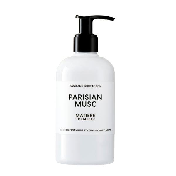 Matière Première - Parisian Musc - Hand & Body Lotion mit leichter Textur und pflanzlich-moschusartigem Duft für samtweiche Haut