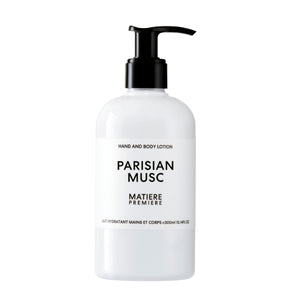Matière Première - Parisian Musc - Hand & Body Lotion mit leichter Textur und pflanzlich-moschusartigem Duft für samtweiche Haut