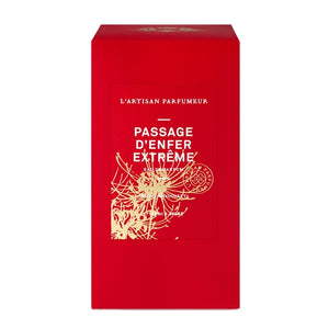 L'Artisan Parfumeur - La Collection - Passage d'Enfer Extrême leuchtend rotes Parfumkarton mit goldener Verzierung