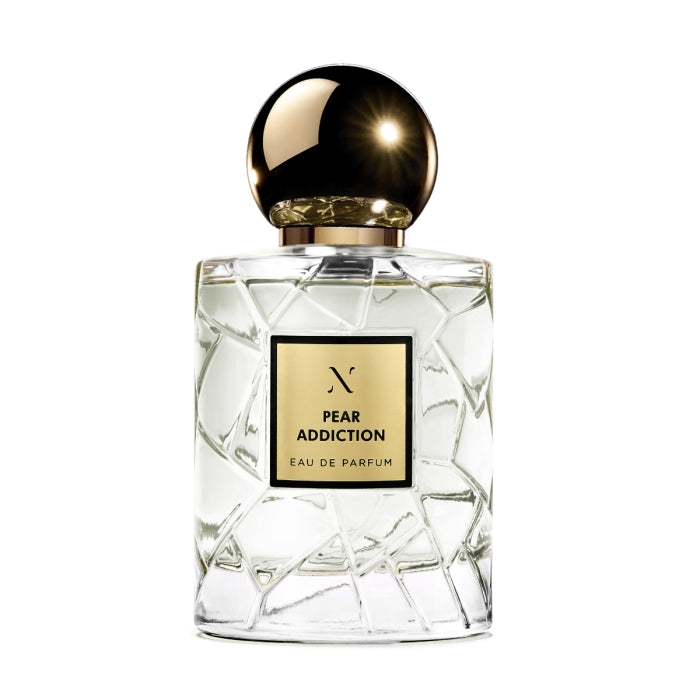 Les Sœurs de Noé - Pear Addiction Eau de Parfum mit facettiertem transparentem Flakon und rundem goldfarbenem Verschluss