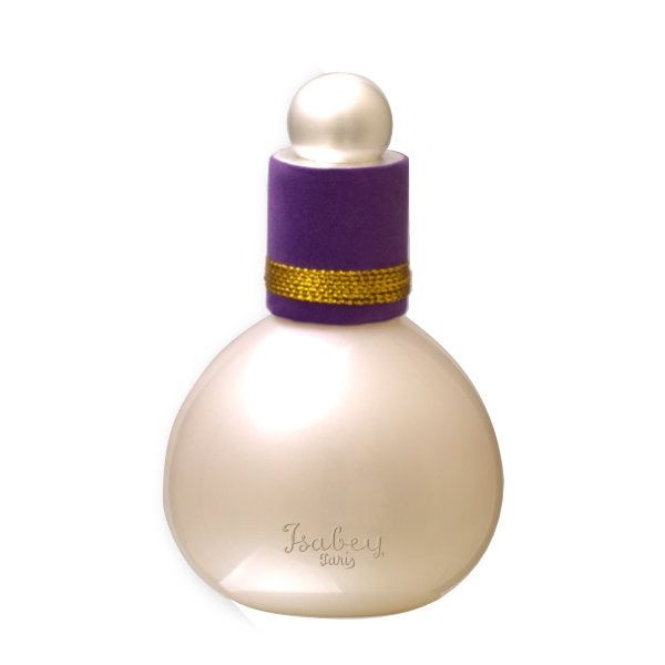 Isabey - Gardénia - Extrait de Parfum Flakon in Perlmutt mit samtigem violettem Verschluss und goldfarbenem Akzent