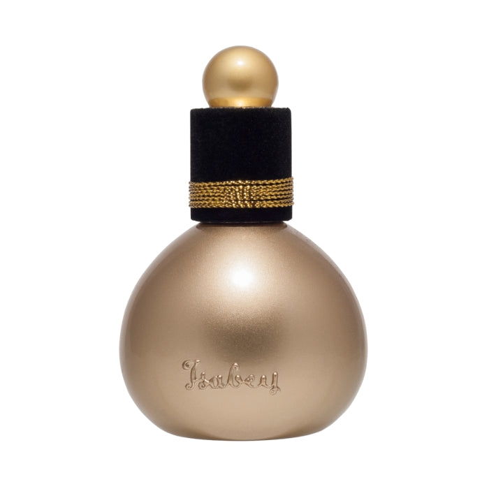 Isabey - La Route d’Emeraude - Extrait de Parfum Flakon in mattem Gold mit schwarzem Samtverschluss und feinem Goldband