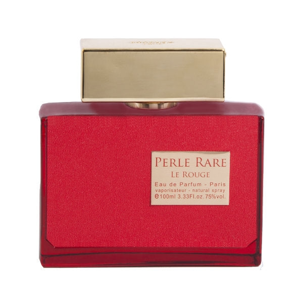 Panouge Paris - Perle Rare Le Rouge Flakon in kräftigem Rot mit goldfarbenem Verschluss und edlem Design