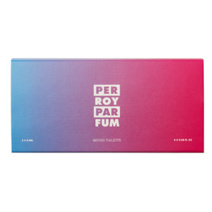 Perroy Parfum - Discovery Set elegante Box mit Farbverlauf in Blau und Pink für acht Duftproben