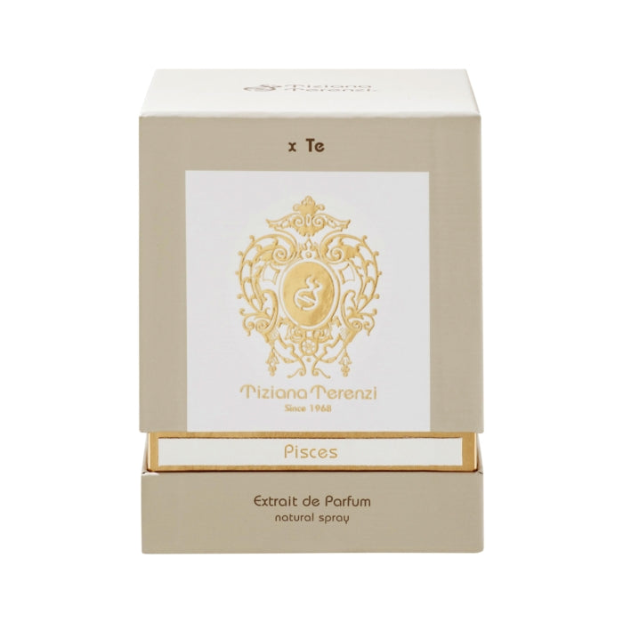 Tiziana Terenzi - Pisces Verpackung in Creme mit goldenem, ornamentalem Emblem und elegantem Schriftzug