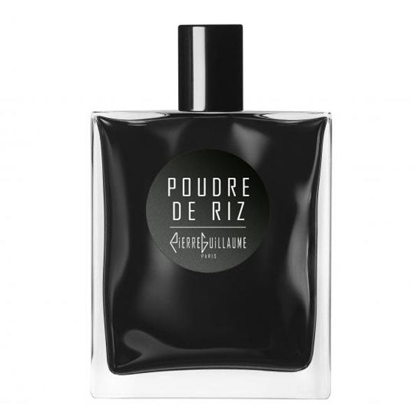 Pierre Guillaume - Black Collection - Poudre de Riz eleganter schwarzer Flakon mit minimalistischer Typografie und modernem Design
