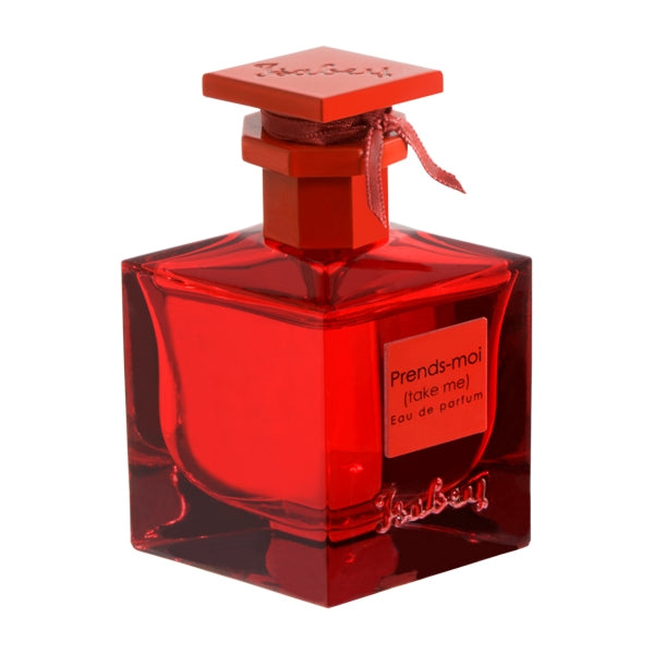 Isabey - Prends-moi (take me) Parfumflakon in leuchtendem Rot mit elegantem Flaschendeckel und feiner Schleife