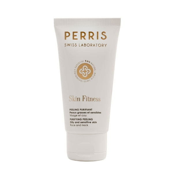 Perris Swiss Laboratory - Purifying Peeling in weißer Tube für reinigende Pflege bei öliger und empfindlicher Haut