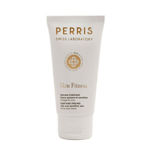 Perris Swiss Laboratory - Purifying Peeling in weißer Tube für reinigende Pflege bei öliger und empfindlicher Haut