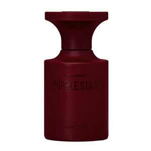 BORNTOSTANDOUT - Purple Stain Flakon in tiefem Purpurrot mit minimalistischem Design und mattem Finish