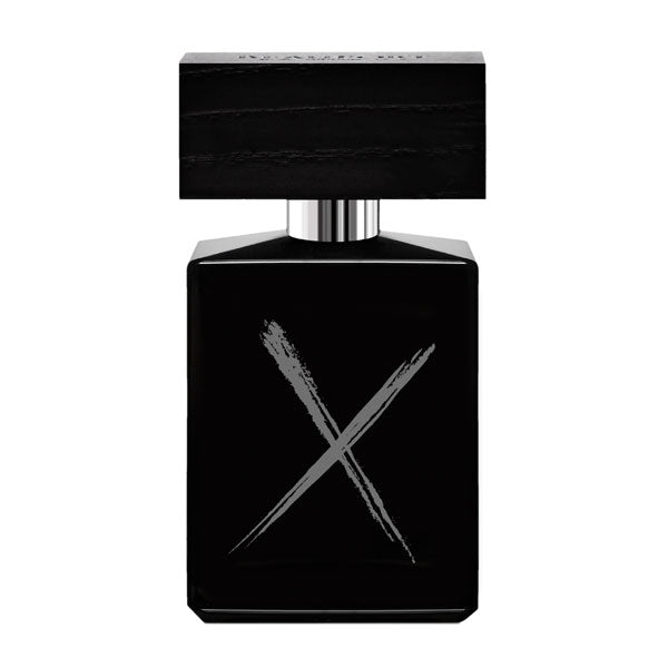 BeauFort London - Revenants Vol 2 - Rake & Ruin Parfumflakon in mattem Schwarz mit großem Kappenverschluss und X-Motiv