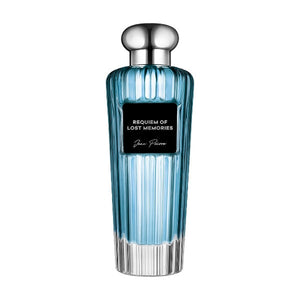 Jean Poivre - Requiem of Lost Memories Parfumflakon in zartem Blau mit eleganter geriffelter Struktur und silbernem Verschluss
