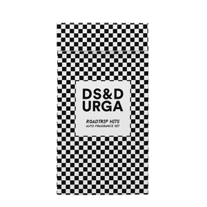 D.S. & Durga - Road Trip Hits - Car Fragrance Set in stilvoller Schachbrettmuster-Verpackung für frischen Duft im Auto