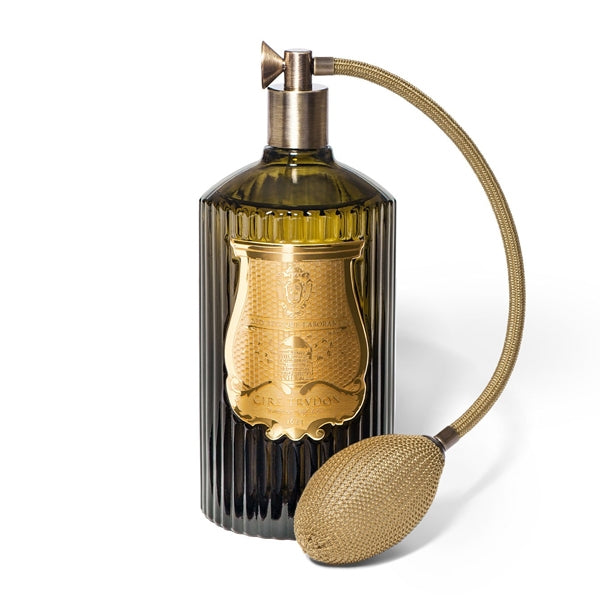 Trudon - Abd el Kader - Raumspray im dunkelgrünen Glasflakon mit goldfarbenem Zerstäuber und elegantem Retro-Design
