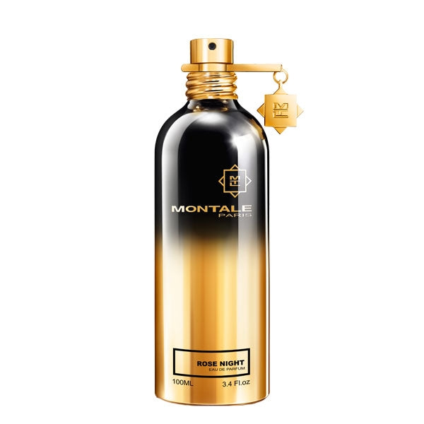 Montale - Rose Night Parfumflakon in edlem Schwarz-Gold mit elegantem Verschluss und luxuriösem Design