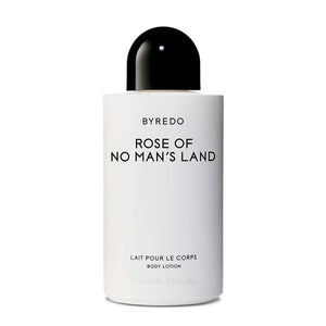 Byredo - Rose of No Man's Land - Body Lotion in schlichter weißer Flasche mit schwarzem Deckel für samtig gepflegte Haut