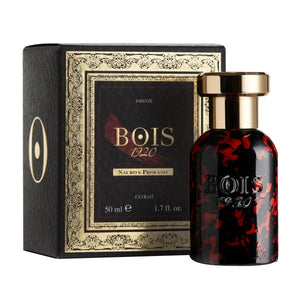 Bois 1920 - Prestige Collection - Sacro e Profano Parfumflakon in dunkelrotem Marmor mit goldenem Verschluss und eleganter Verpackung