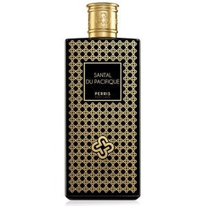 Perris Monte Carlo - Santal du Pacifique Flakon in Schwarz mit goldenem Ornamentmuster und edlem Verschluss
