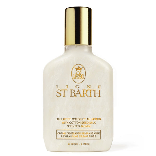 Ligne St Barth - Cream Rinse Scented Jasmine weißer Flakon mit goldfarbenem Verschluss für revitalisierende Haarspülung